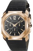 Bvlgari Octo 102115 BGOP41BGLDCH Gerald Genta Velocissimo