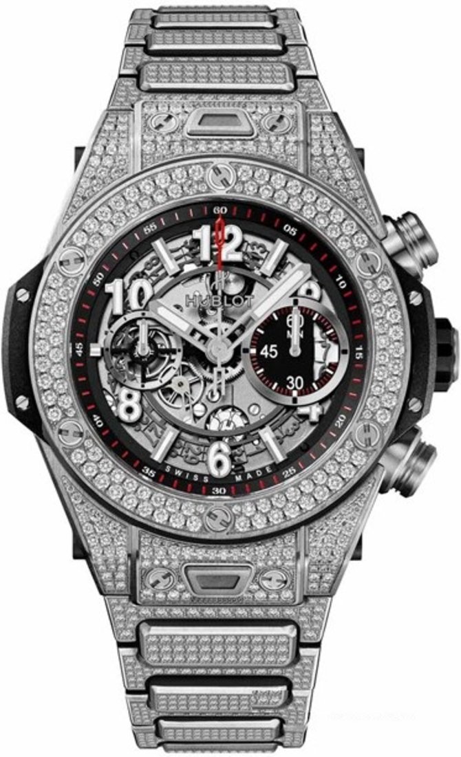 Hublot 411.NX.1170.NX.3704 Big Bang Unico King Gold Pave Bracelet