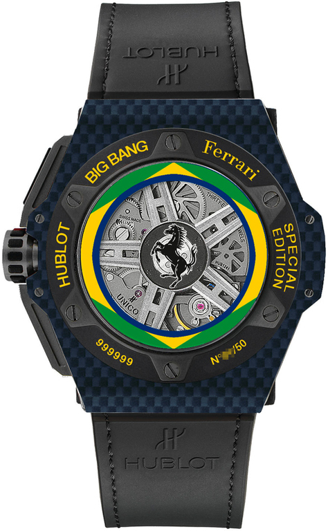 401.QL.0199.VR.FBR15 Brazil Hublot Ferrari Brazil Big Bang Unico