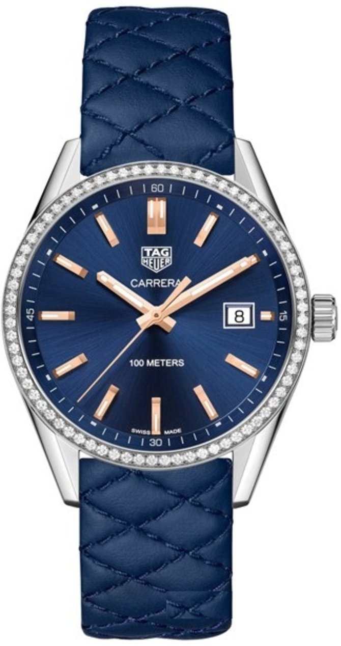 Tag Heuer WAR1114.FC639 Carrera Lady Rose Gold Accents 39 mm