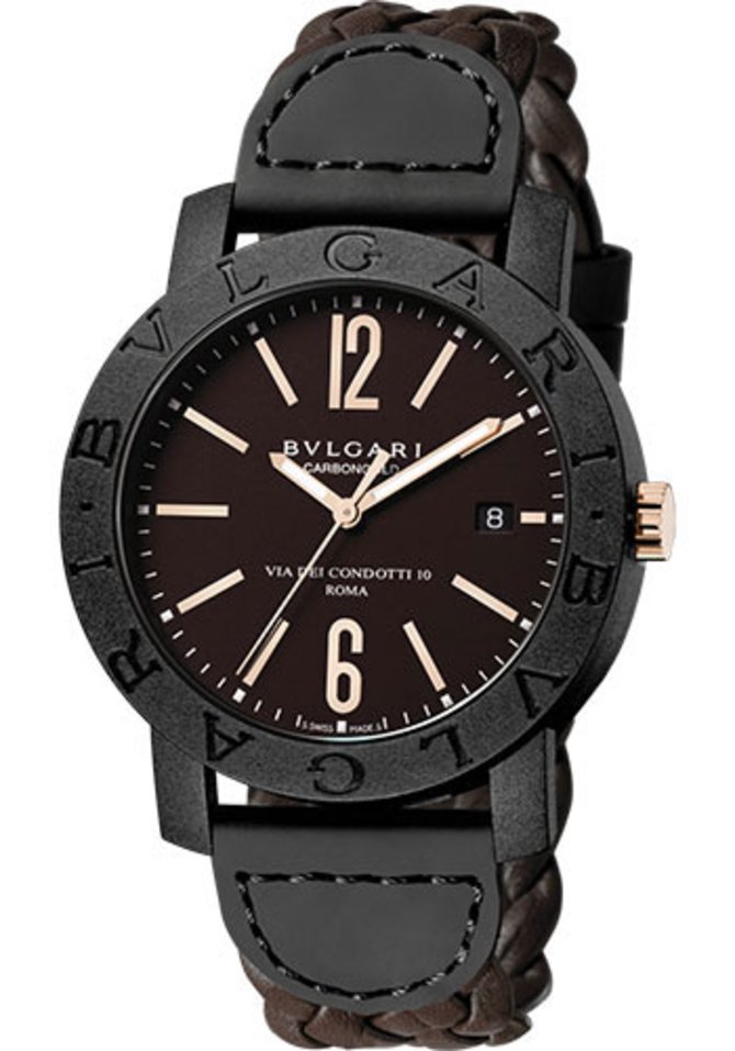 Bvlgari 102633 BBP40C11CGLD Bvlgari Carbon Gold