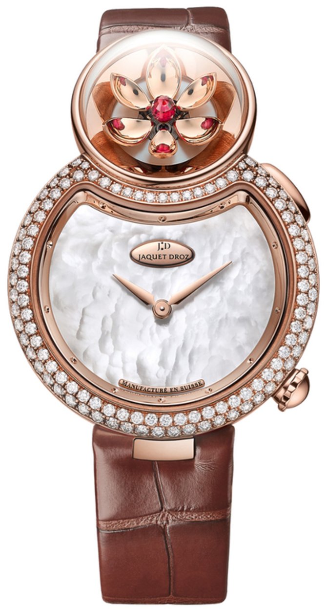Jaquet Droz j032003270 Les Ateliers D'Art Lady 8 Flower AUTOMATA Ladies Watch