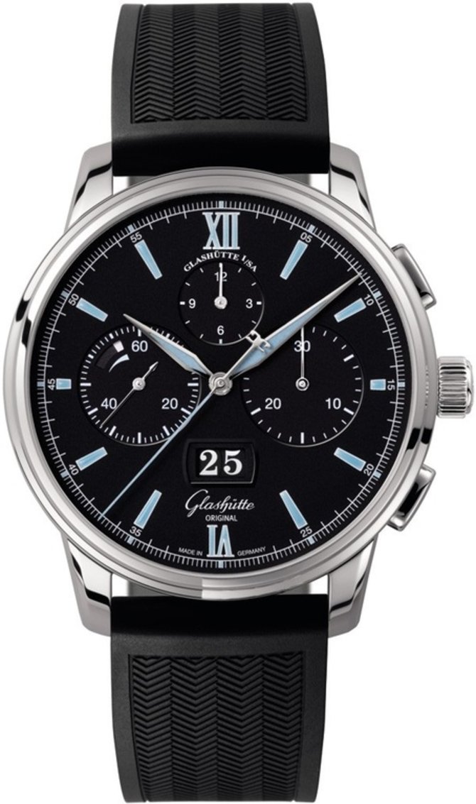 Glashutte Original 1-37-01-03-02-33 Senator Quintessentials Chronograph Panorama Date
