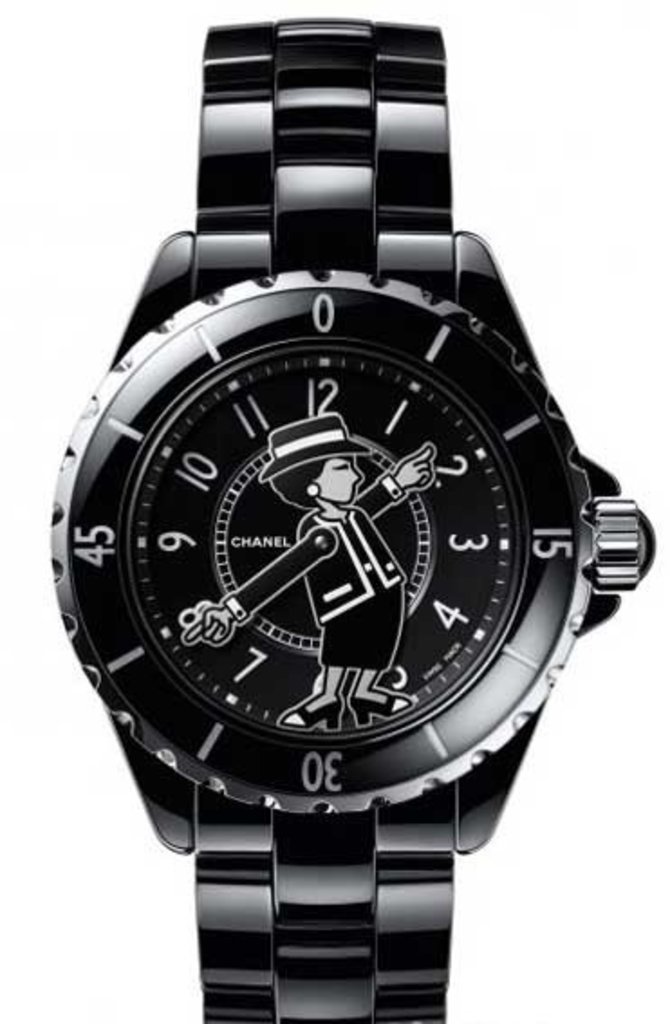 Chanel H5242 J12 Black Mademoiselle