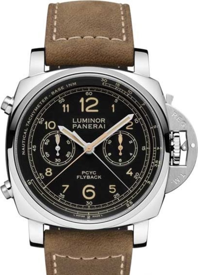 Officine Panerai PAM 00653 Luminor 1950 PCYC 3 Days Chrono Flyback Automatic Acciaio 44 mm