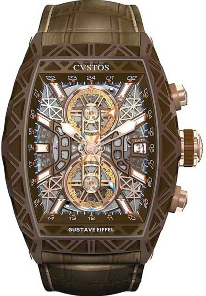 Cvstos Gustave Eiffel Chrono GMT Challenge PVD