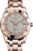 Rolex Datejust 81315-0024 Pearlmaster Everose Gold 34