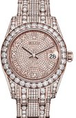 Rolex Datejust 81405rbr-0001 Pearlmaster Everose Gold 34