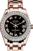 Rolex Datejust Ladies 81285-0044 Pearlmaster Everose Gold 34