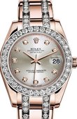 Rolex Datejust Ladies 81285-0034 Pearlmaster Everose Gold 34
