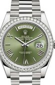 Rolex Day-Date 228349rbr-0030 40 mm White Gold