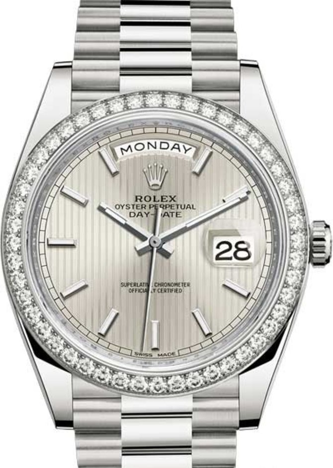 Rolex 228349rbr-0007 Day-Date White Gold