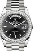 Rolex Day-Date 228349rbr-0002 40 mm White Gold