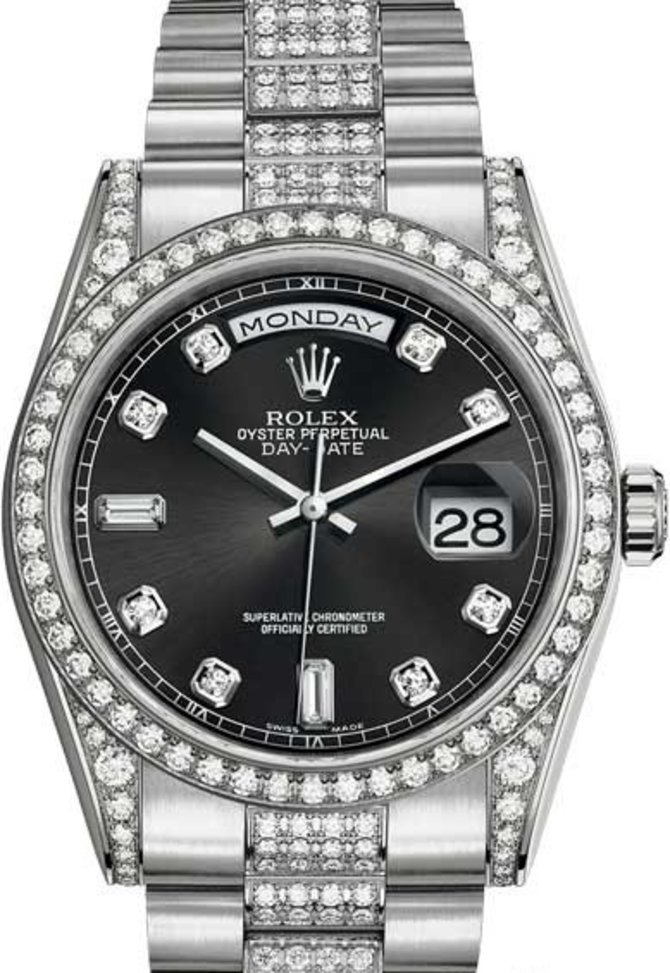 Rolex 118389-0022 Day-Date White Gold