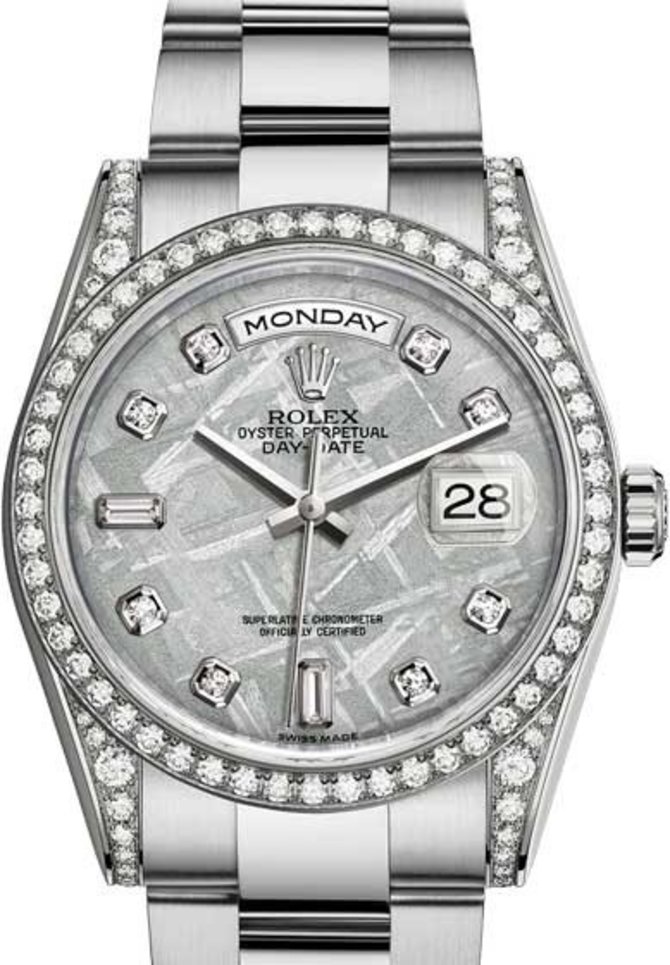 Rolex 118389-0105 Day-Date White Gold 