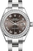 Rolex Datejust Ladies 279384rbr-0016 Steel and White Gold