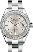 Rolex Datejust Ladies 279384rbr-0008 Steel and White Gold