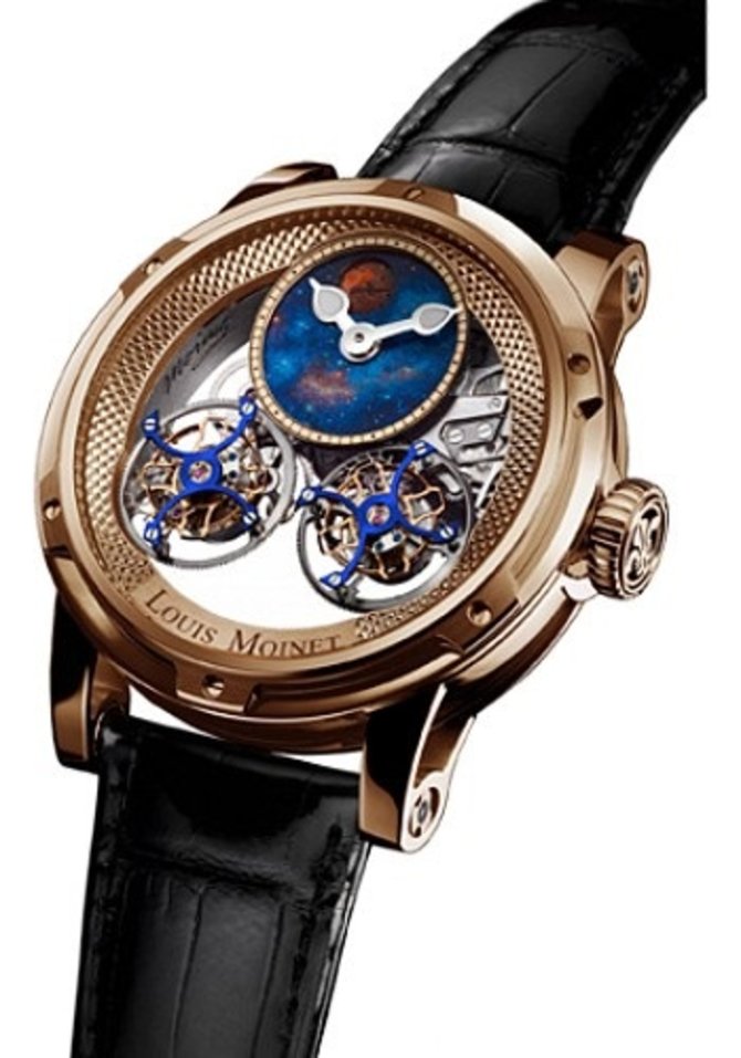 Louis Moinet LM-52.50.20 Extraordinary Pieces Sideralis Evo Double Tourbillon