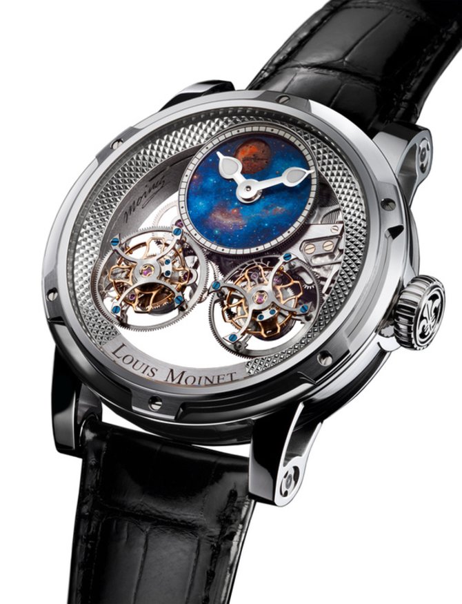 Louis Moinet LM-52.70.20 Extraordinary Pieces Sideralis Evo Double Tourbillon