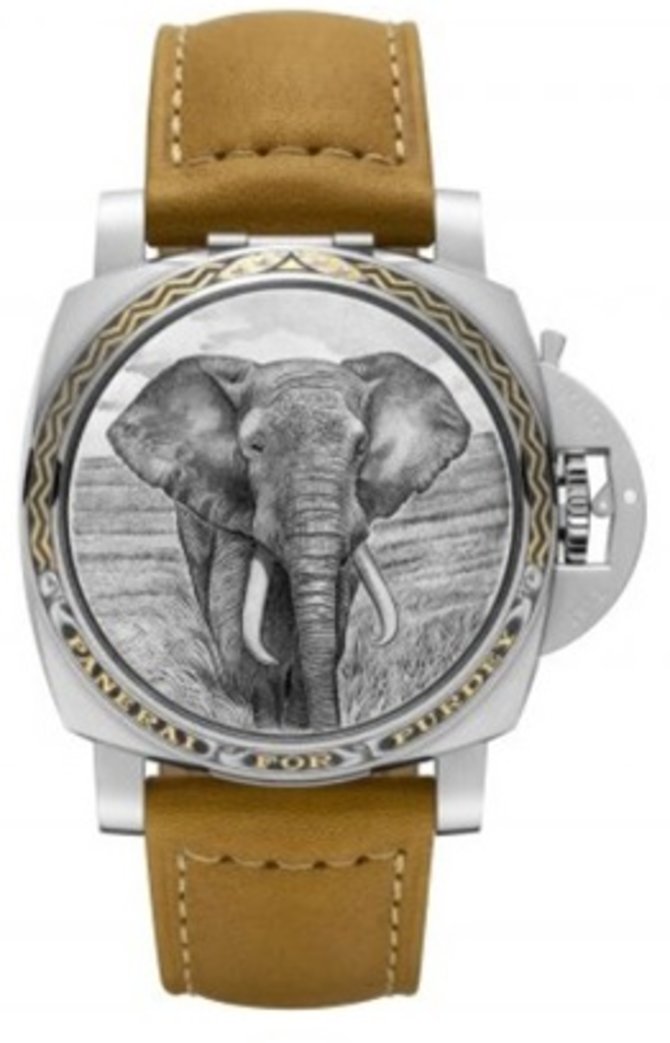 Officine Panerai Sealand for Purdey 2017 Elephant Luminor P.9000