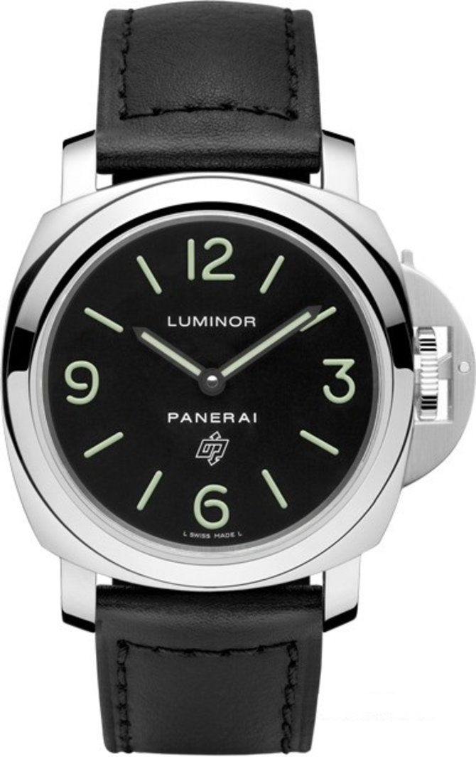 Officine Panerai PAM 01000 Luminor Base Logo Acciaio
