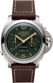 Officine Panerai Luminor PAM 00737 Chrono Monopulsante 8 Days GMT Titanio PAM