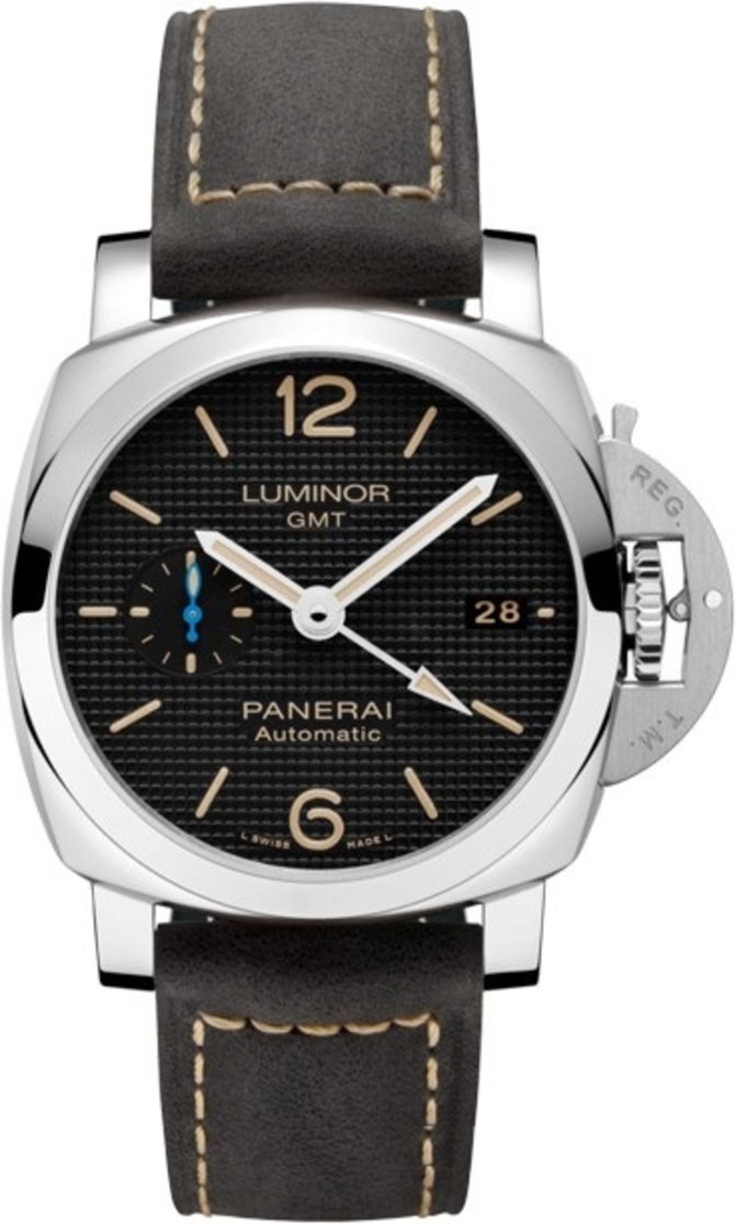 Officine Panerai PAM 01535 Luminor 1950 3 Days GMT Automatic Acciaio