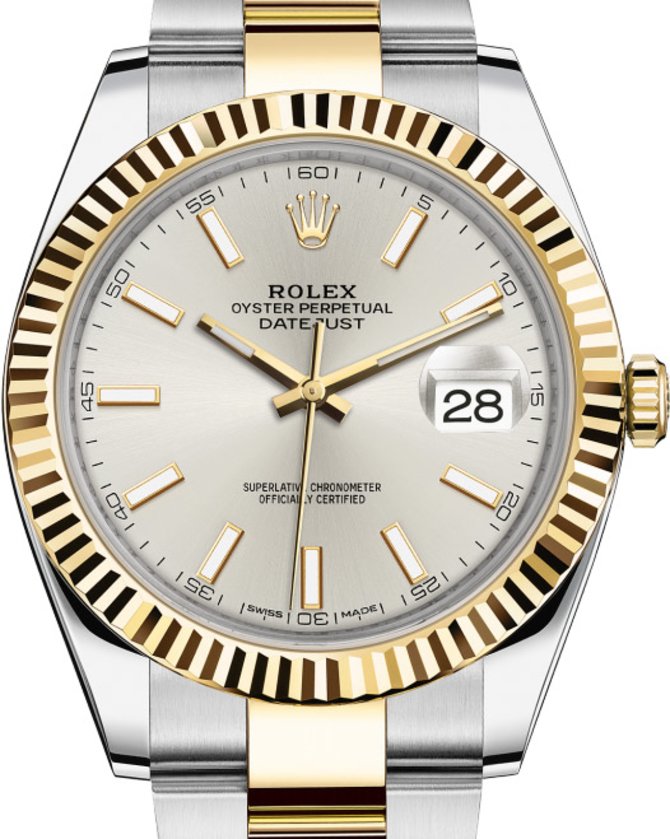 Omega 126333 Silver Oyster Bracelet Speedmaster Yellow Rolesor New 2016