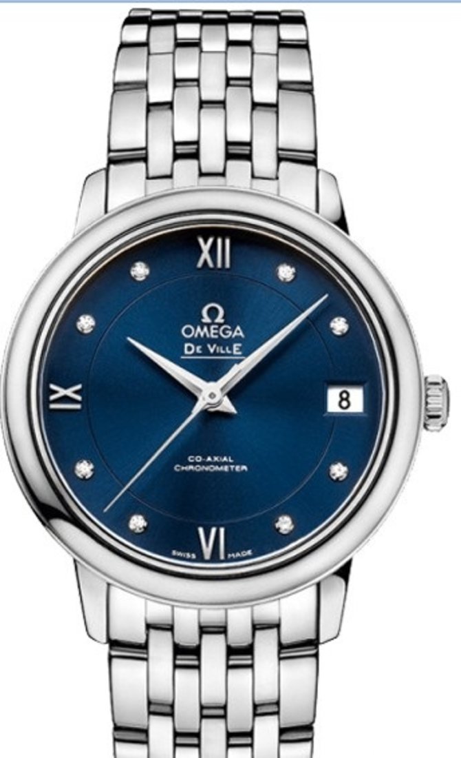 Omega 424.10.33.20.53.001 De Ville Ladies Prestige Co-Axial 32.7 mm