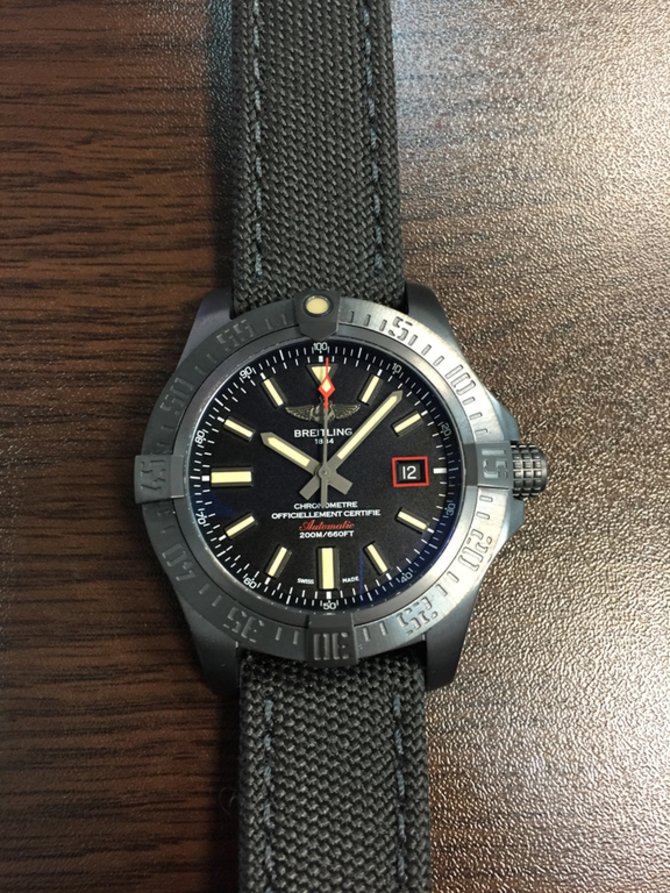 Breitling V1731110/BD74/109W/M20BASA.1 Avenger Blackbird 44 - фото 9
