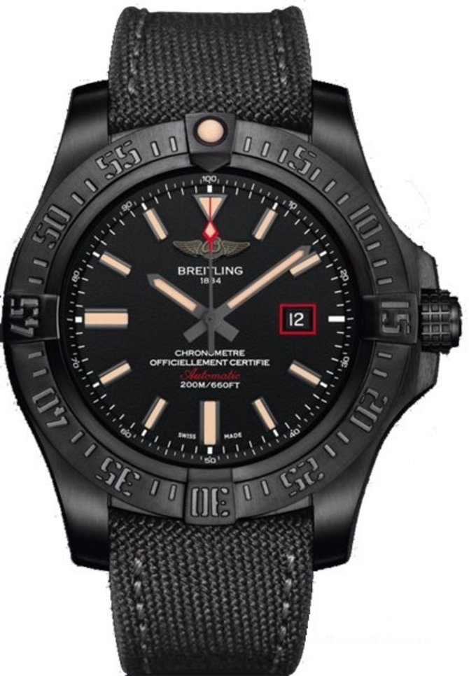 Breitling V1731110/BD74/109W/M20BASA.1 Avenger Blackbird 44 - фото 1