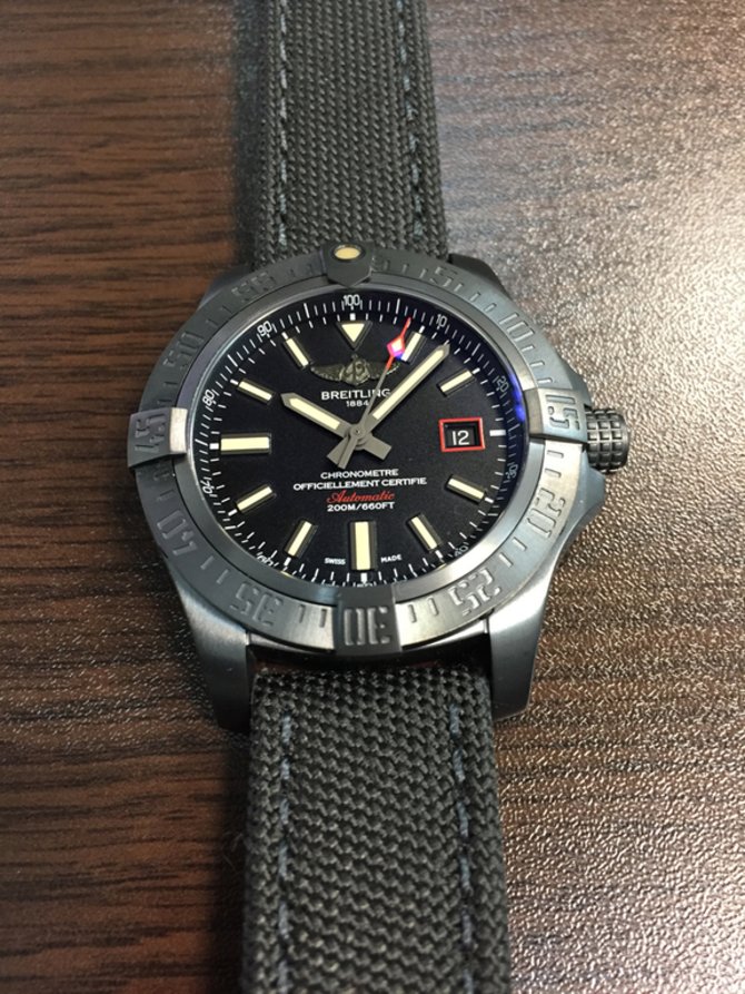 Breitling V1731110/BD74/109W/M20BASA.1 Avenger Blackbird 44 - фото 11