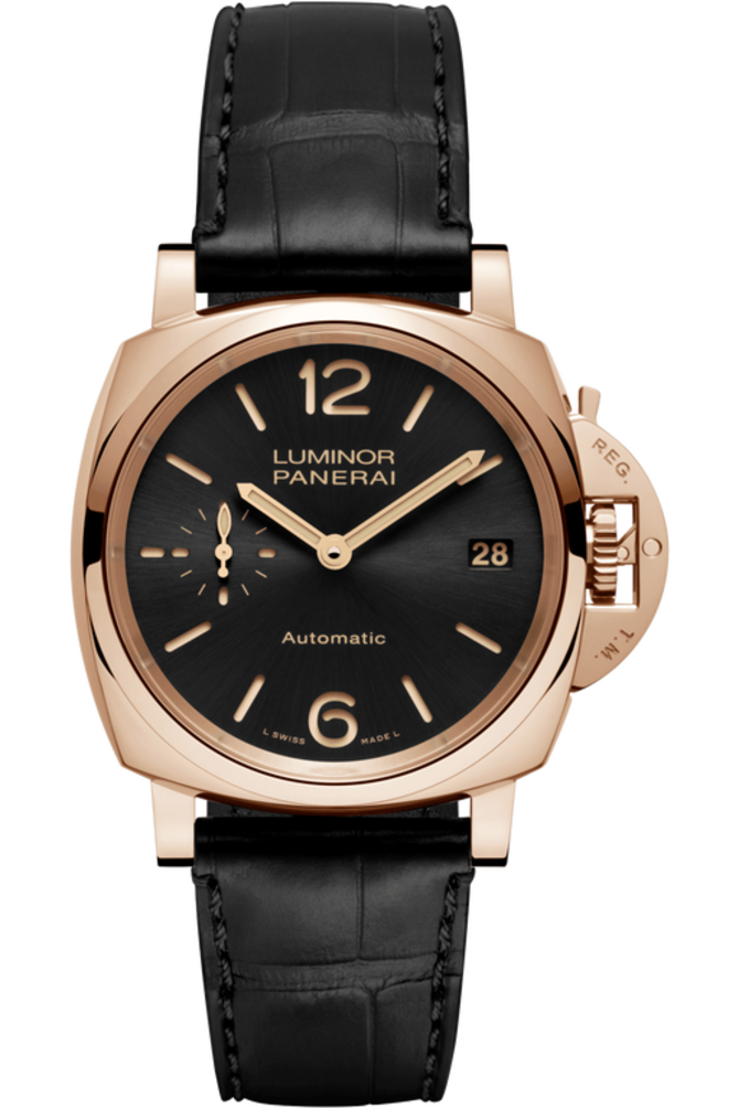 Officine Panerai PAM00908 Luminor Due 3 Days Automatic Oro Rosso
