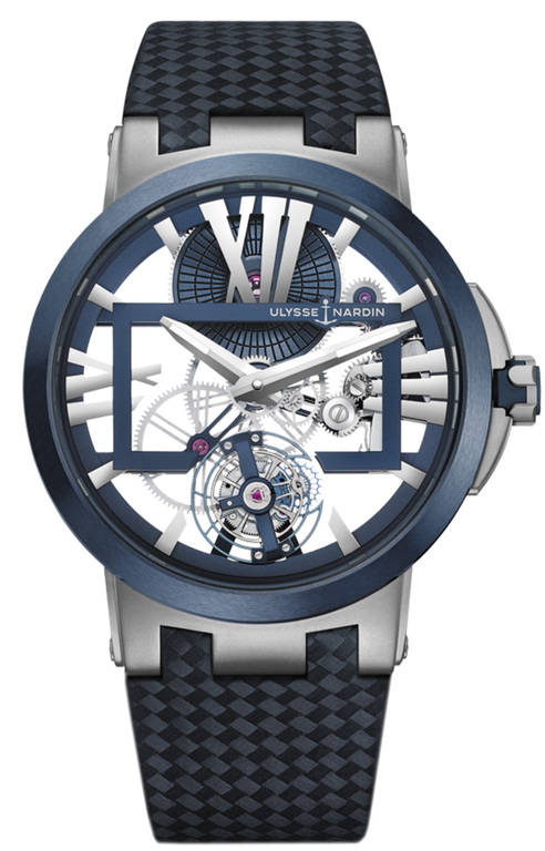 1713-139/43 Ulysse Nardin Executive Skeleton Tourbillon Dual Time