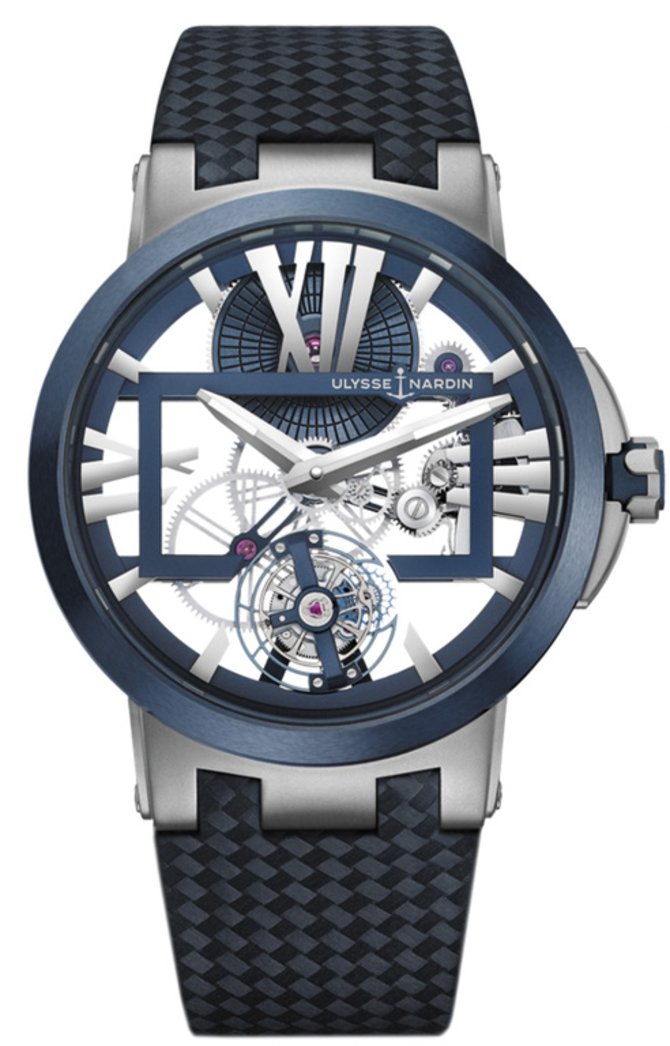 Ulysse Nardin 1713-139/43 Dual Time Executive Skeleton Tourbillon