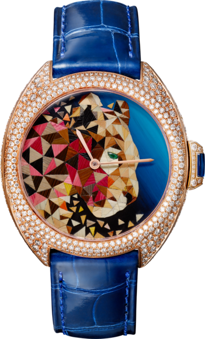 Cartier HPI01191 D'Art Straw Marquetry