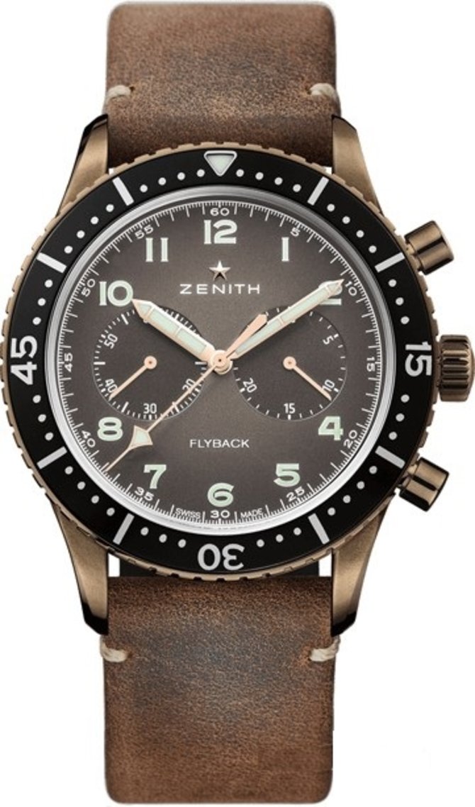 Zenith 29.2240.405/18.C801 Pilot Cronometro Tipo CP2
