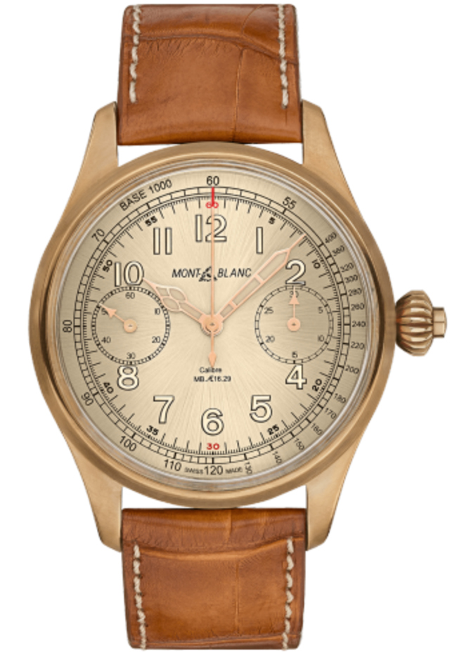 Montblanc 116243 Villeret 1858 Chronograph Tachymeter Limited Edition - 100 pieces