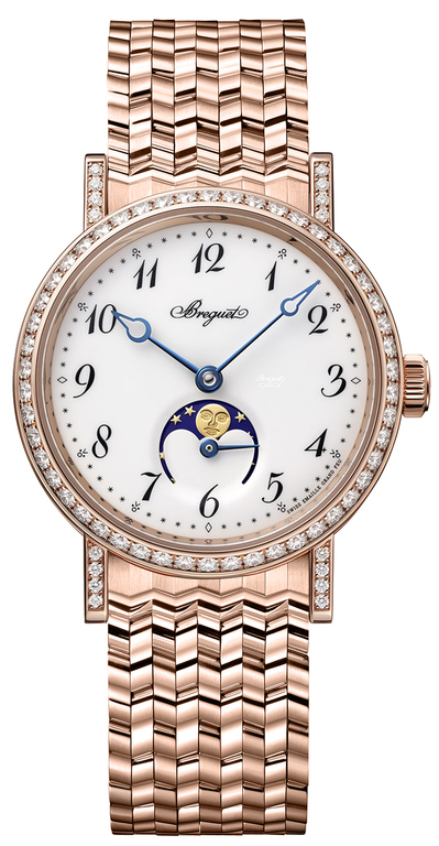 9088br/29/rc0/dd0d Breguet Automatic Moonphase 30 mm Ladies Classique