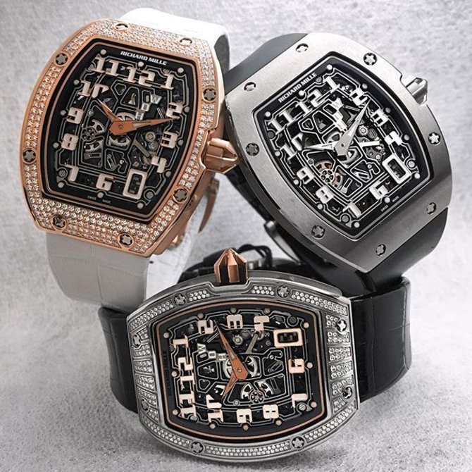 Richard Mille RM 67-01 Extra Flat titanium with diamond RM Automatic - фото 1