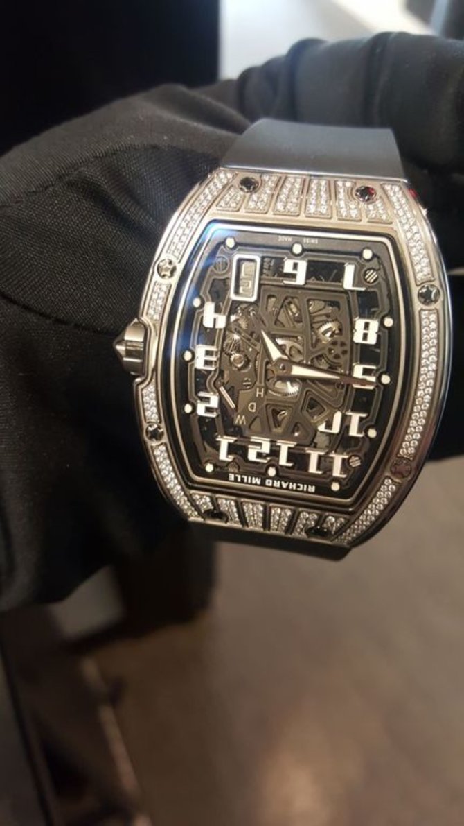 Richard Mille RM 67-01 Extra Flat titanium with diamond RM Automatic - фото 2