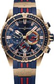 Ulysse Nardin Maxi Marine Diver 1502-151LE-3/93-HAMMER Chronograph Hammerhead Shark