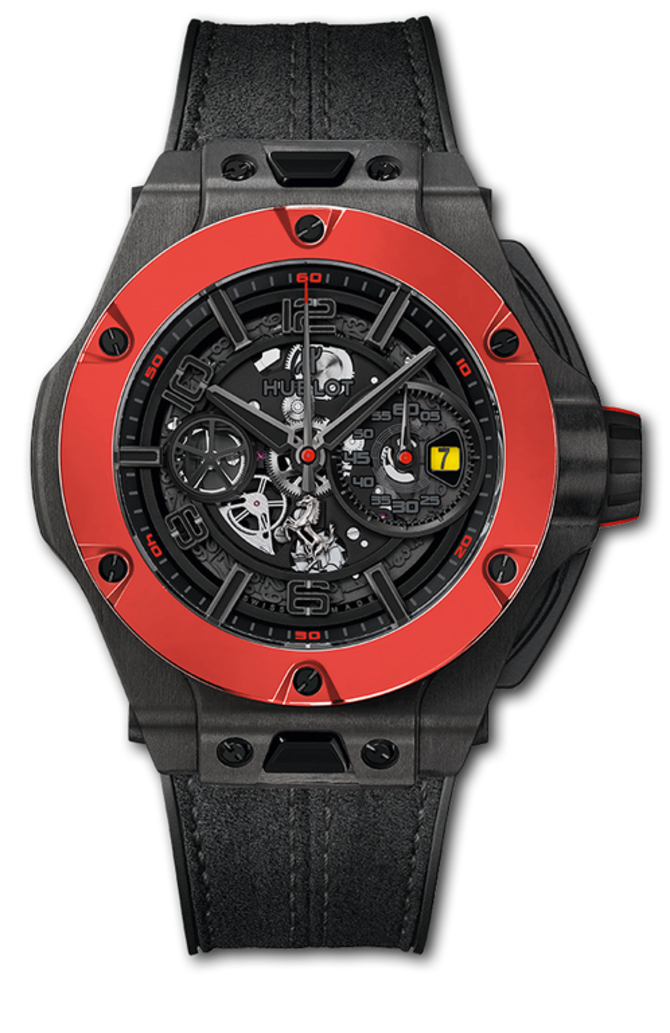 Hublot 402.QF.0110.WR Big Bang Unico Ferrari Chronograph Unico Carbon Red Ceramic 45 mm