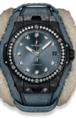 Hublot Часы Hublot Big Bang One Click 39 mm 465.QK.7170.VR.1204.ALP18 Frosted Carbon Diamonds 39 mm 
