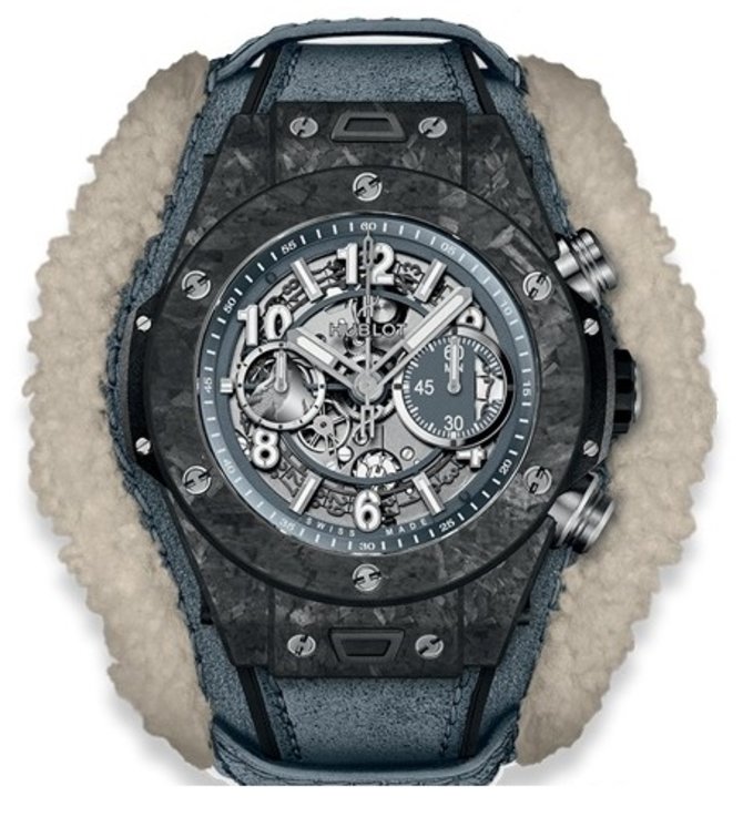 Hublot 411.QK.7170.VR.ALP18 Big Bang Unico Frosted Carbon 45 mm