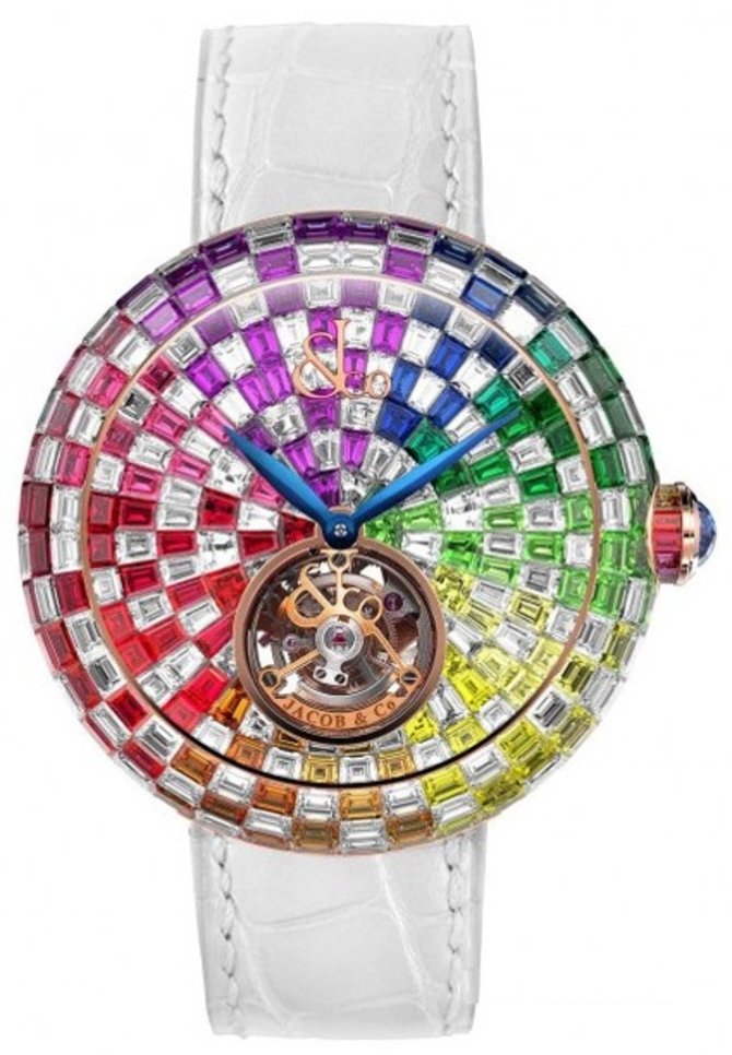 Jacob & Co BT543.30.HX.HX.B Brilliant Brillant Tourbillon Arlequino