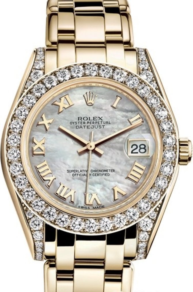 Rolex 81158-0012 Oyster Perpetual Pearlmaster Yellow Gold 34 mm 