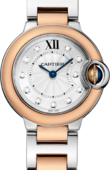 Cartier Часы Cartier Ballon Bleu de Cartier W3BB0005 Gold And Steel Diamonds