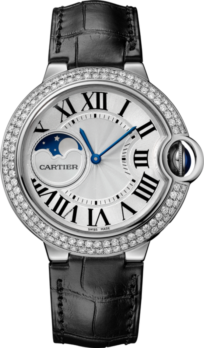 Cartier WJBB0028 Ballon Bleu de Cartier Rhodiumized 18 k White Gold