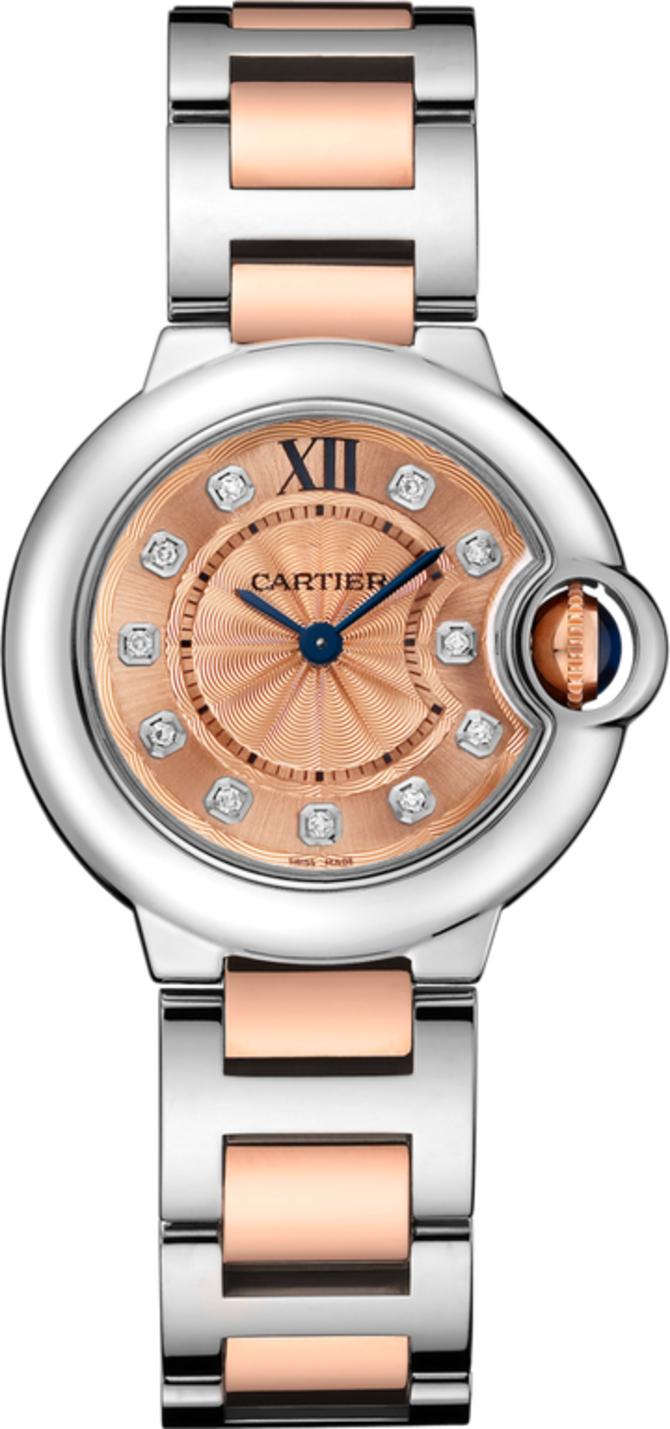 Cartier WE902052 Ballon Bleu de Cartier Gold And Steel Diamonds